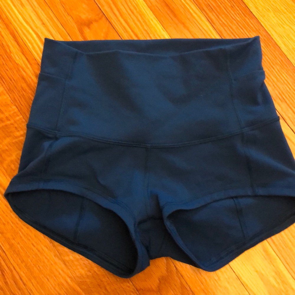 Lululemon Aqua Blue Athletic shorts